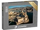 Puzzle classique de qualité dans une boîte anthracite avec l'image du puzzle comme modèle
