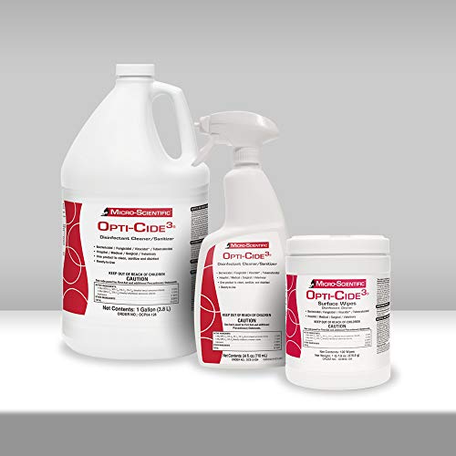 Micro-Scientific Opti-Cide3 Medical Disinfecting Wipes Healthcare Grade Disinfectant Cleaner Surface Wipes - Ocw06-100 #TOP6