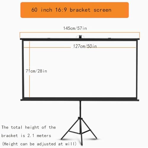 Pantalla para proyector con trípode 60 pulgadas 16:9 miniatura 7