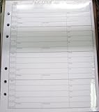 Hallmark Address Books ADD1109 Address Book Refill Pages [Office Product]