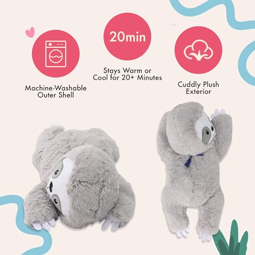 Image of Lilly's Love Heatable & Coolable Lavender Scented Weighted Stuffed Animal - Microwavable Heatable Pad for Kids & Adults - Machine Washable Plushie - Calming Stuffed Animal for Anxiety