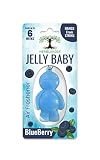 Herblandia Jelly Baby Car, Truck, Air Freshener Hangs from String, Blue Berry Scent - 1 pack