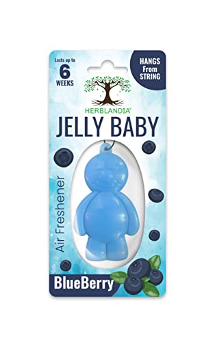 Herblandia Jelly Baby Car, Truck, Air Freshener Hangs From String, Cherry And Blue Berry Scents - 2 Packs #TOP4