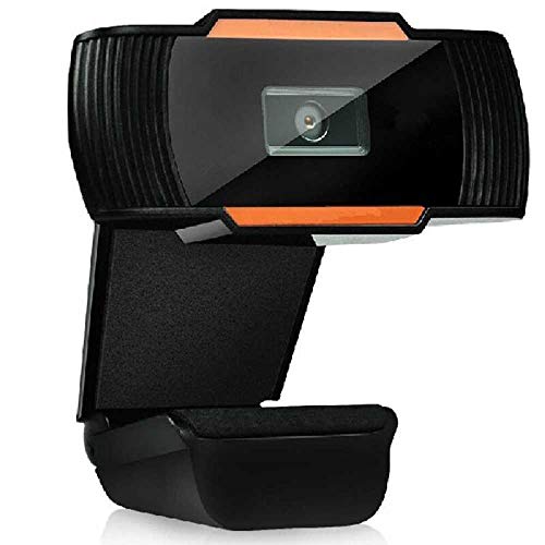 Webcam HD en Direct USB480P sans Conducteur Caméra d'Ordinateur Orange