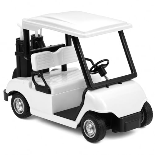 Carrito de Golf de Juguete 1:20 Escala Die Cast Metal miniatura 1