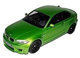 bmw 1m wiki Aus Resin mit Plastikteilen B*M*W 1er 1M E82 Coupe Grün 2007-2013 ZM 036 1/18 GT Spirit Modell Auto