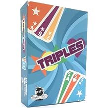Triples - The Ultimate in Card Matching Fun for Kids, Teens and Adults. Easy to Learn and Perfect for Game Nights with Family and Friends. 2-10 Players.