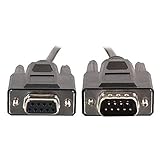 C2G 52030 DB9 M/F Serial RS232 Extension Cable, Black (6 Feet, 1.82 Meters)