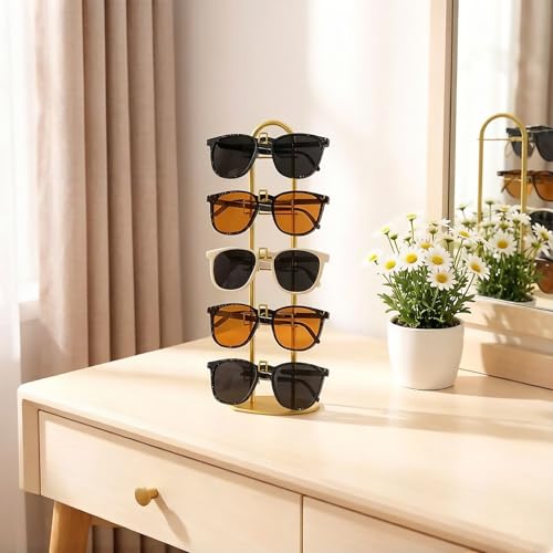 Organiseur de lunettes de soleil femme support cadre métal bureau comptoir