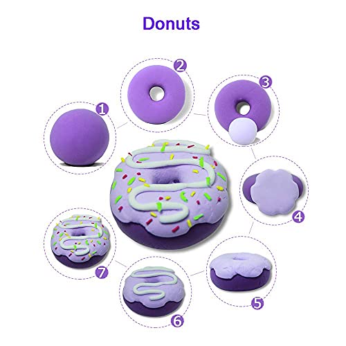 YILAIDA Air Dry Clay, 50 Colors Modeling Clay Ultra Light Non-Toxic Magic Air Drying Clay with Modeling Tools, Accessories and Booklet Art Craft Gift to Kids and Beginner - Image 5