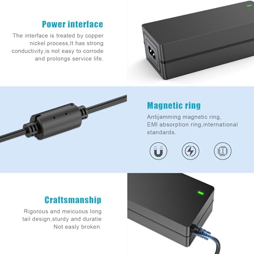 19V DC Power Supply 19V 3.42A Power Adapter for 65W 45W Laptop Monitor Speaker Compatible with Asus/Acer/Gateway/Toshiba Laptop for LG/Acer/Asus Monitor Power Cord with 10tips by Mareisa - Image 5