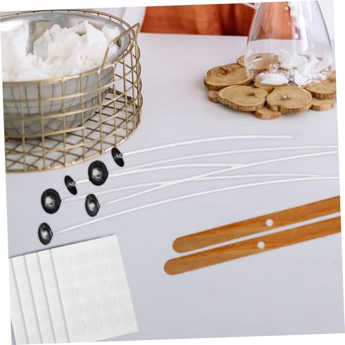 Kit para hacer velas COHEALI con mechas y herramientas miniatura 4