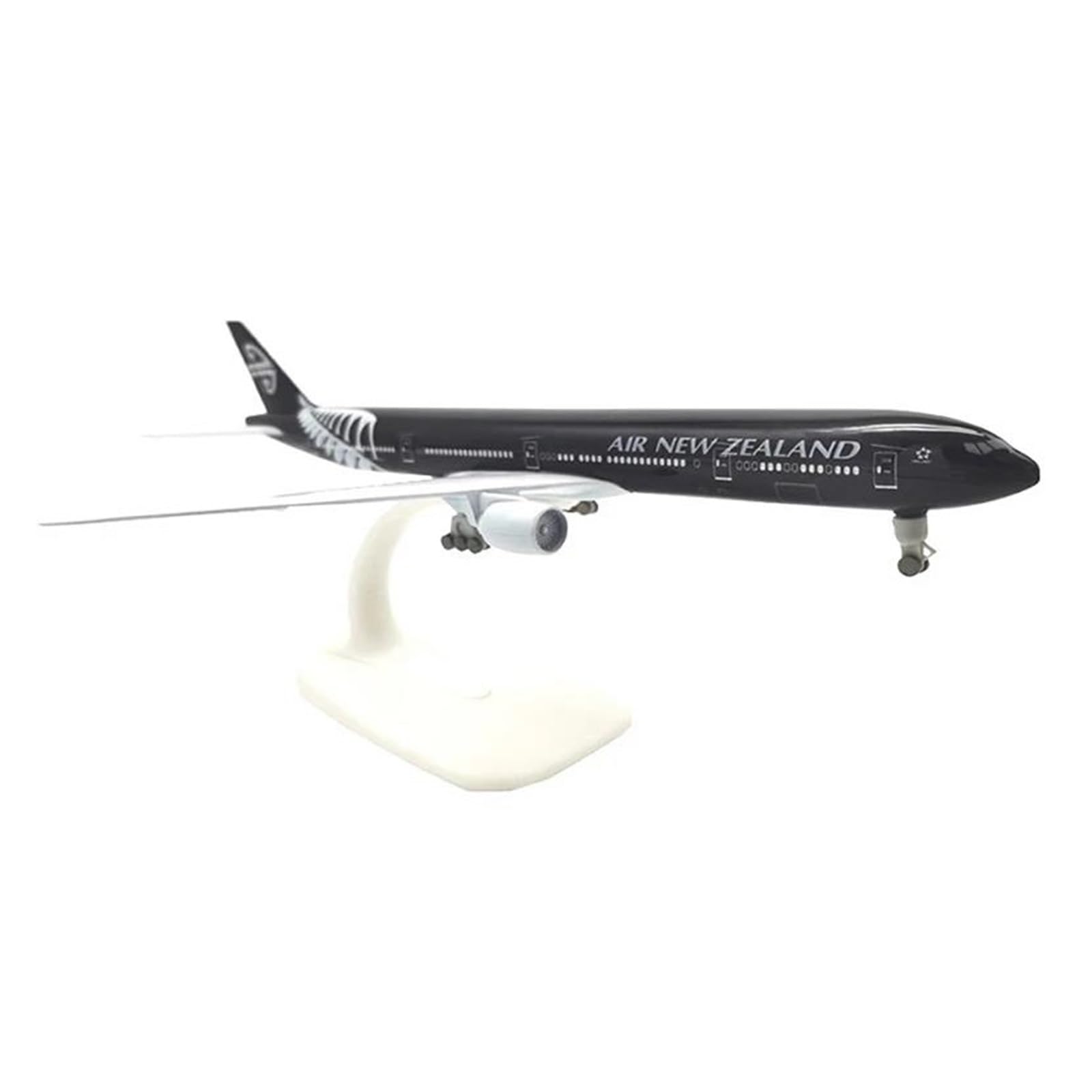 Avión a Escala 20 cm para Zealand B777 Airlines Boeing 777 Modelo de avión Fundido a presión Avión de aleación de Metal con Trenes de Aterrizaje Regalos Adecuado para exhibición