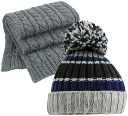 Multicolour Beanie and Scarf Winter Accessory Gift Sets