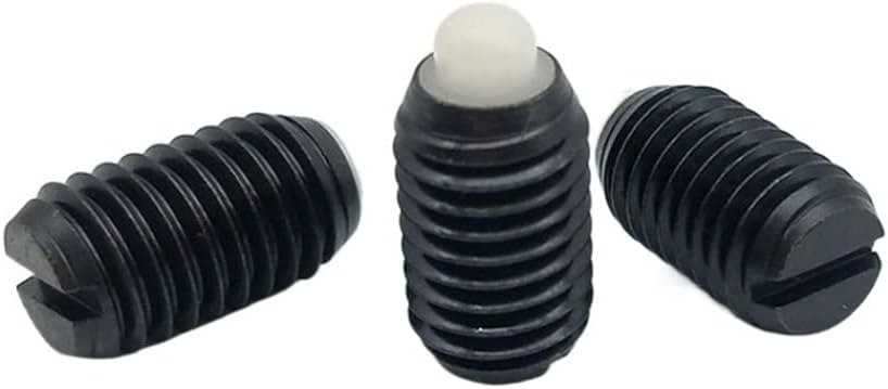 10pcs Slotted Short Plunger Nylon Head with Threaded Latch Head Spring Pin Resin Ball Plunger (Color : ZC203-3-5-1H 2H 3H 4H) (Color : Zc203-3-12-1h 2h 3h 4h)