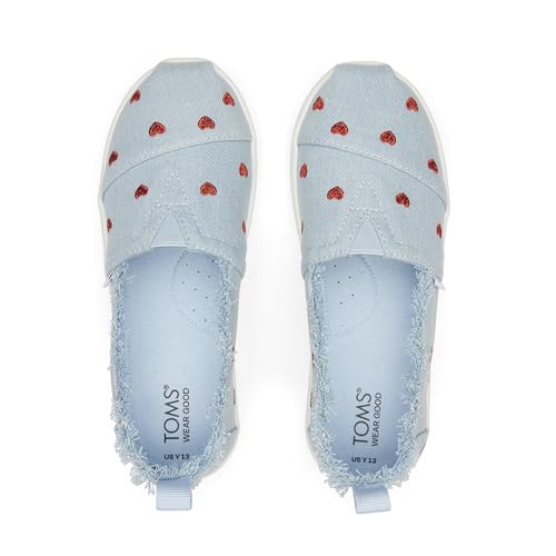 Image of TOMS Kids Tiny Alpargata Washed Dinos (Toddler /Little Kid)