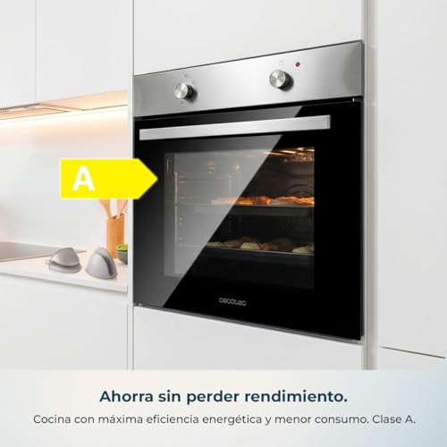 Miniatura 4 de Cecotec Horno Integrable Bolero Hexa C126000 Inox A Glovekit. 2800 W, 77 L De Capacidad, 4 Funciones, Steam Assist, Steam Easyclean, Cooling Fan, Triple Glass, Clase Energética A, Luz Interior