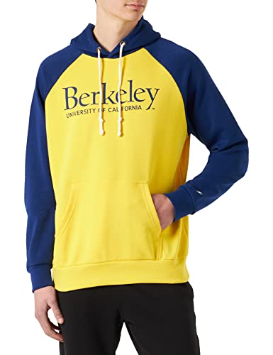 Preisvergleich Produktbild Champion Herren Legacy College Heavy Powerblend Kapuzenpullover, (Senfgelb / Blau), L
