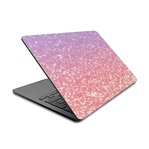 Autocollant MacBook Air 13.6 2022 protection skin vinyle A2681 fleur corail