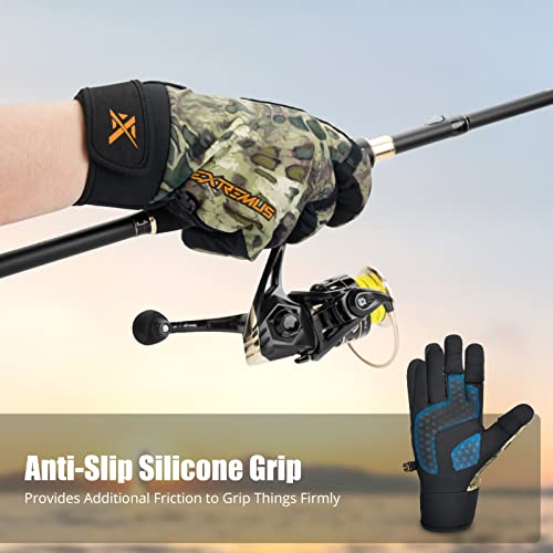 Extremus Buckwell Winter Gloves - Touchscreen Water Resistant Warm Fishing Gloves For Cold Weather - Men And Women’s Gloves For Ice Fishing, Photography, Or Hunting (Prym1 Mp Extra Large) #TOP2