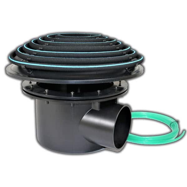 eco-filtration Full Range Of Pond Bottom Drains//Large & Small Sump Drains//Replacement Aerated Domes (Large Aqua-Jet Aerated Pond Bottom Drain)