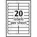 Avery 05422 Removable Multi-Use Labels, 1/2-Inch x 1-3/4-Inch, White, 840 Labels/Pack