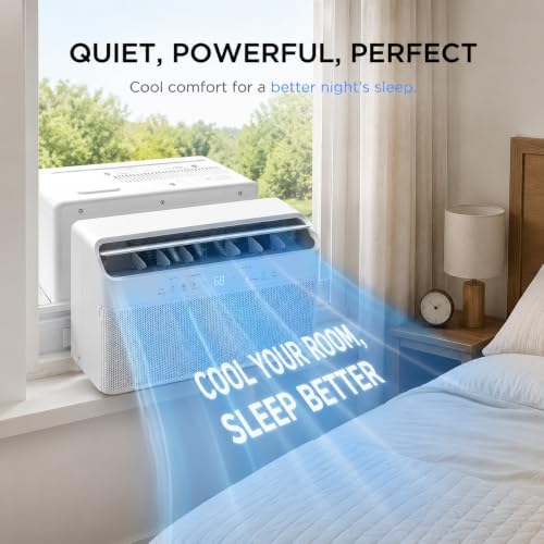 U-Shaped Window Air Conditioner, Cools 250 Sq Ft Inverter Window AC — view 2