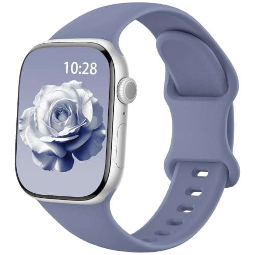 Image of Silicone Sport Band Compatible with Apple Watch Bands for Women Men | Soft Wristband 40mm 38mm 41mm 44mm 45mm 46mm 42mm 49mm, Replacement Strap for iWatch Series 11 10 9 8 7 6 5 4 3 2 1 SE Ultra