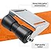DTNESS 8 Inch Boat Trailer Rollers with Panel Brackets Assembly, Keel Roller Assembly Kit with Roller Shaft and Bracket for Boat Trailer