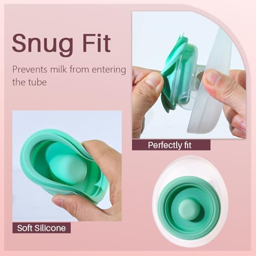 TB Tbuymax 4pc Diafragma y 8pc Válvulas Compatibles para Bomba de Leche Elvie Stride miniatura 4