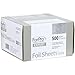 ForPro Professional Collection Expert Embossed Foil Sheets 500S, Aluminum Foil, Pop-Up Foil Dispenser, Hair Foils for Color Application and Highlighting Services, Food Safe, 5