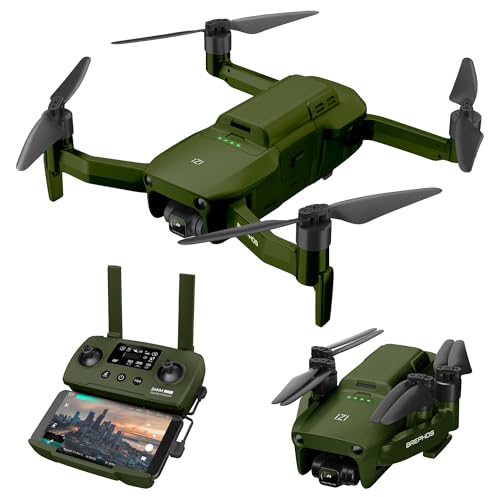 Image of IZI Brephos Mini Nano Drone - Premium 4K Professional Drone with Camera, 48MP Ultra HD Lens, NightSight Mode, 3-Axis Stabilizer, Long Flight 3000mAh Battery, Under 249g, 20km AeroCast