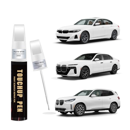 Alpine White(300) Car Paint Touch Up Pen Compatible with BMW