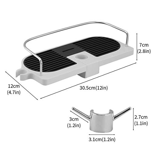 LEFMensola organizer spazioso, in alluminio per