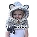 Locisne Cappellino invernale con cappuccio caldo Sciarpe Cappelli Cappello Coif Earflap Scialli di lana a maglia Copricapo Passamontagna per Baby Kids Girls Boys
