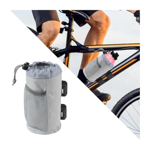 Portavasos para carro Universal con bolsa de malla gris miniatura 1