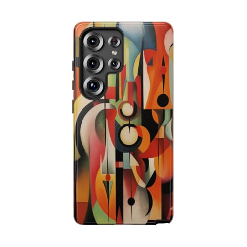 Coque brillante Samsung S25 Ultra à design géométrique abstrait et finition haut de gamme