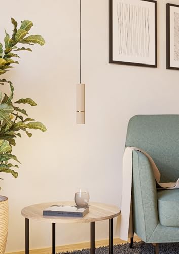 Lámpara de techo colgante para mesa de comedor Eglo Caminia bombilla LED GU10 blanca cálida 4