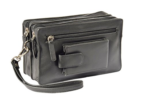 Pochette pour homme noir idéale pour vos rendez-vous