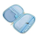 HONITANO Borsa Porta Medicine da Viaggio in Nylon Piccola e Leggera con Scomparti Multipli Organizer Medico Portatile per Emergenze e Uso Quotidiano Design Cartone Animato per Famiglie immagine