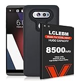 8500mAh LG V20 Extended Battery, Replacement Battery for LG V20, LG V20 Extended Battery BL-44E1F with Black TPU Case for LG H910 H918 V995 LS997 Phone |