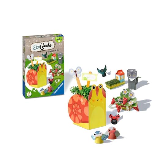 Ravensburger – EcoCreate – Eco Responsable – Recyclage – Jouets – Fabrication Objets – Plantations d'intérieur – Loisir créatif – Activité détente et créative – Dès – 18441 - vue 3