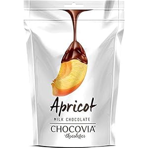 Chocovia Abrikoos bedekt met melkchocolade – 3 x 120 gram