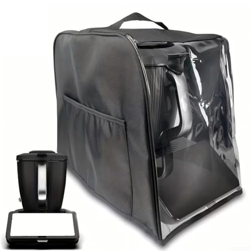Cubierta antipolvo compatible con Thermomix TM7, cubierta protectora transparente para...