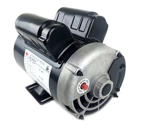 3.7 Hp 3450 Rpm, 56 Frame, 230V, 17.2Amp, 5/8" Shaft, Single Phase Nema Air Compressor Motor #TOP1