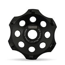 DT-DIATOOL PCD Diamond Grinding Cup Wheel 4-1/2 Inch Arbor 7/8" for Concrete Floor Epoxy Coating Adhesive Residue Paint Coatings