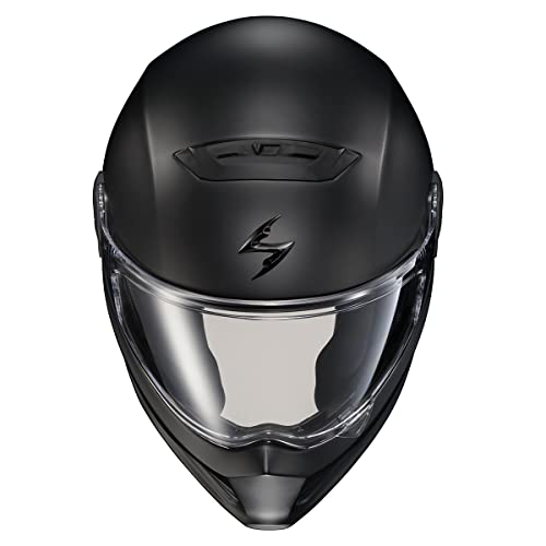 ScorpionEXO Covert FX Full Face Adult Motorcycle Helmet Street Fighter Style - Bluetooth Ready Speaker Pockets DOT ECE Solid (Matte Black - Medium) - Thumbnail 6
