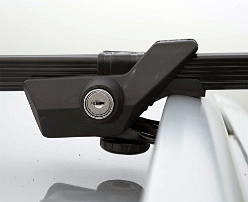 UKB4C Locking Car Roof Rack Cross Bars fits Cars with Raised Roof Rails - Image 3