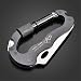 DAOKI Multifunctional Camping Knife Hanging Buckle 5 In 1 Tool Quick Release Hiking Folding Aluminum Climbing Carabiner Hook Gear Multi Rock Lock Opener