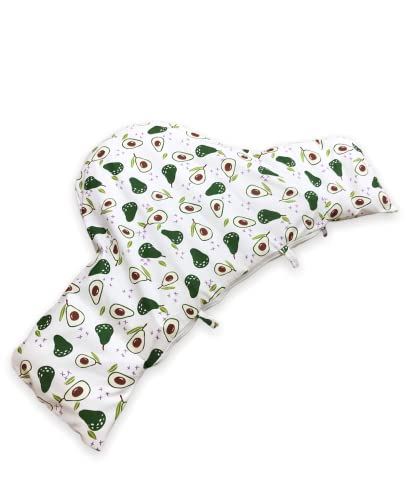 Image of High Chair Cover for IKEA Antilop,Cotton Cover for Inflatable Cushion, Cushion Cover as High Chairs Accessories for Babies and Toddlers, It is Only Cover! (Avocado)